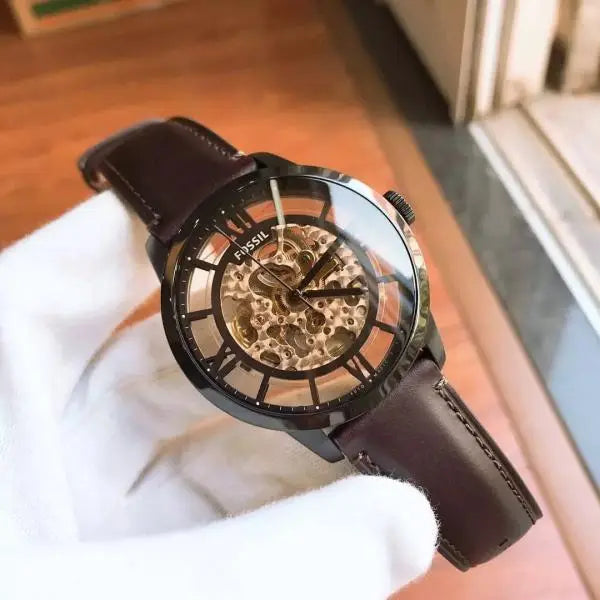 Fossi_l Townsman Brown-Black Automatic