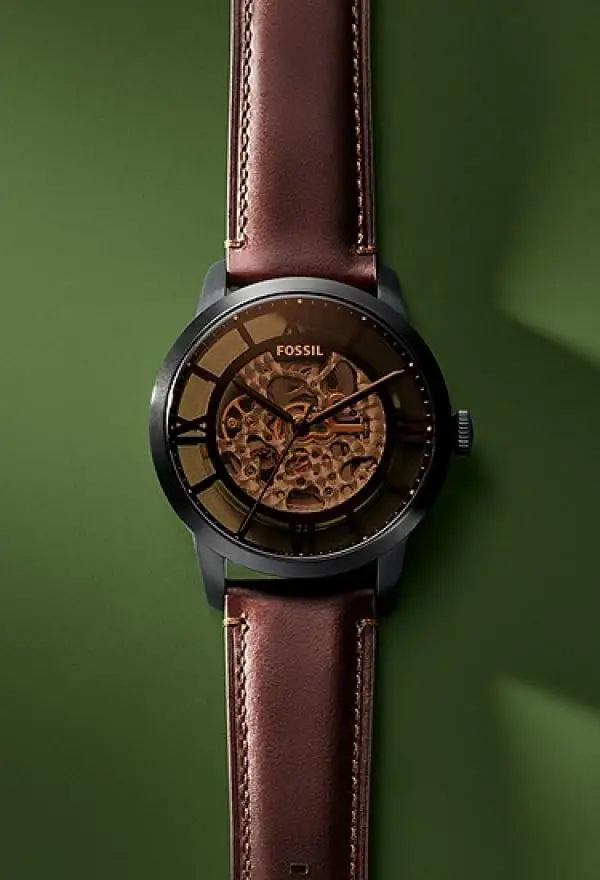 Fossi_l Townsman Brown-Black Automatic