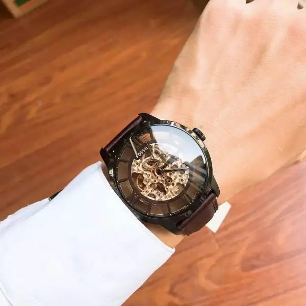 Fossi_l Townsman Brown-Black Automatic