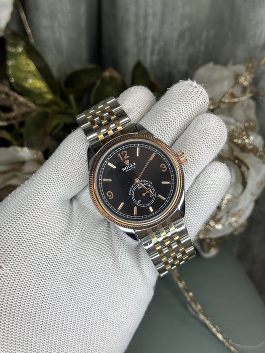 Rolex Chronometer Dual Tone Black Premium Watch