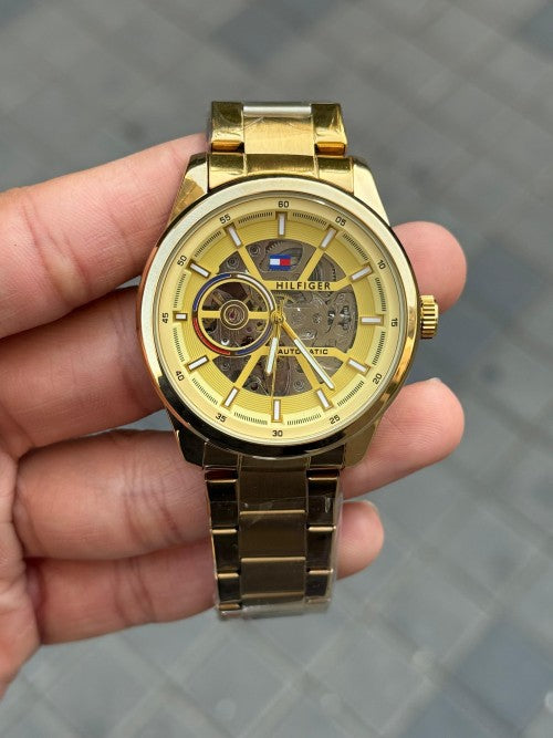 Tommy Hilfige r Automatic Chain Full Gold