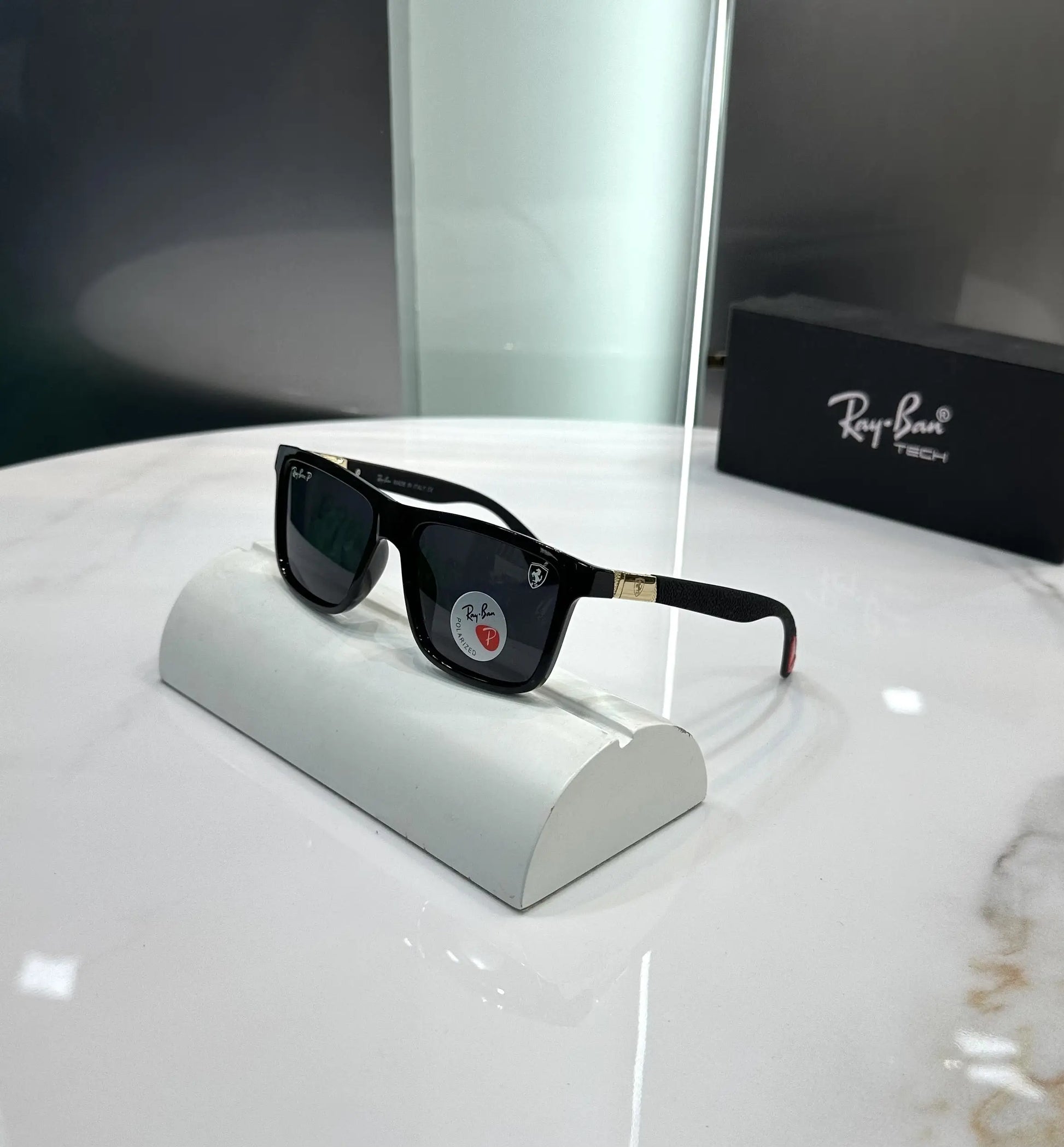 RayBan All Black Premium Shades 8357