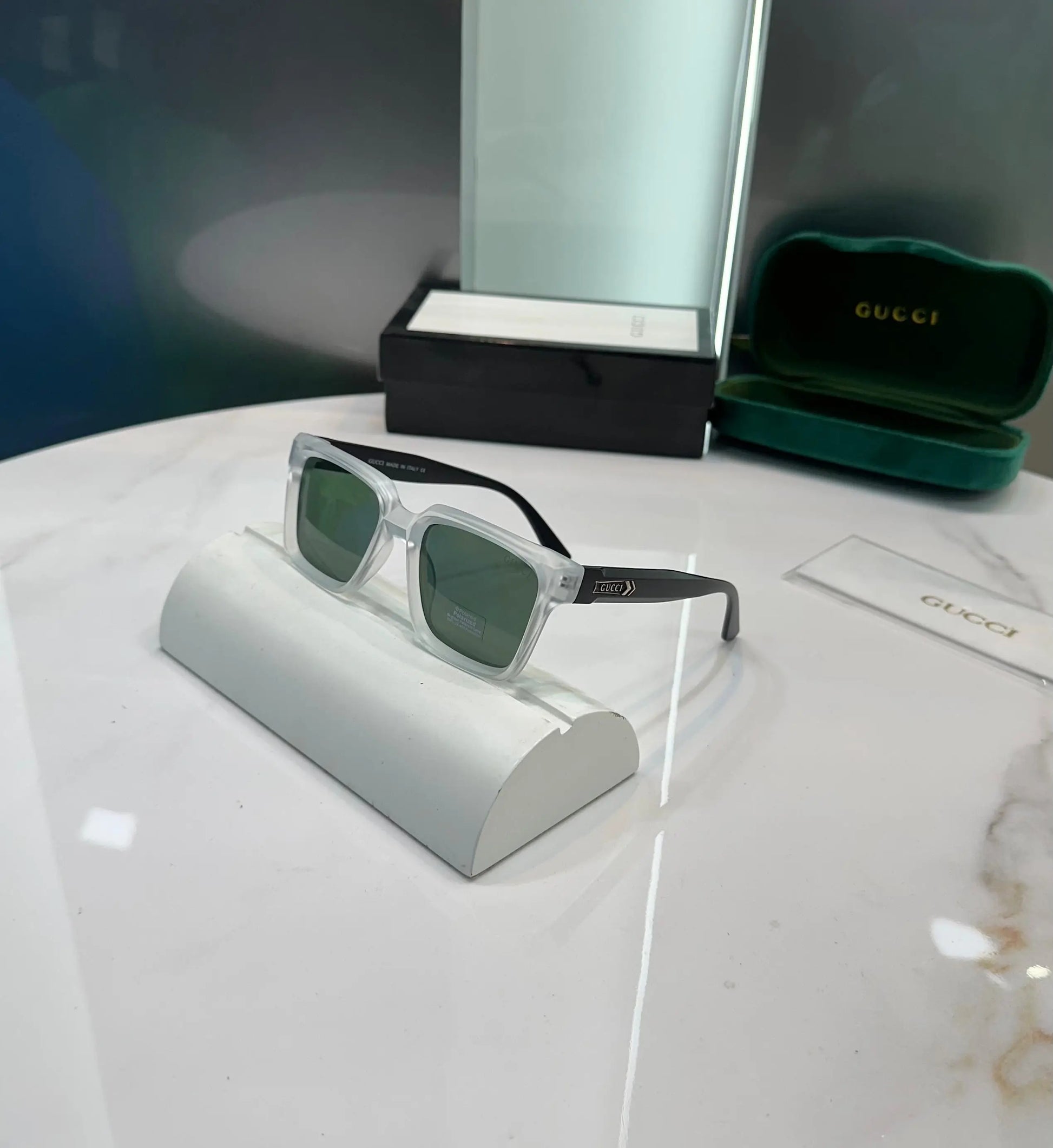 Gucci Black Ice Green Premium Shades 5118