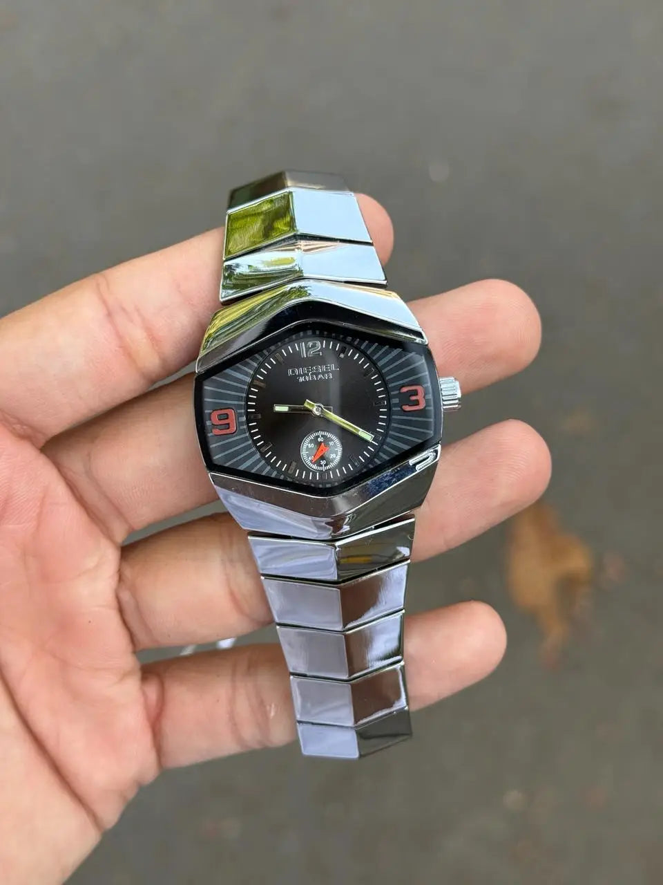 Diese l 10 bar silver black