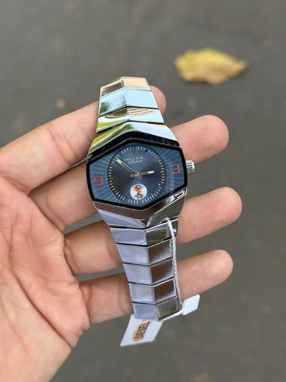 Diese l 10 bar silver blue