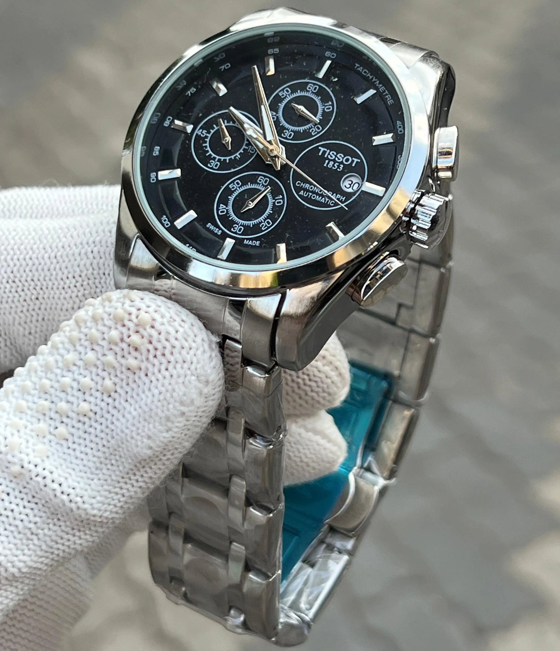 Tisso_t 1853 Couturier Silver-Black