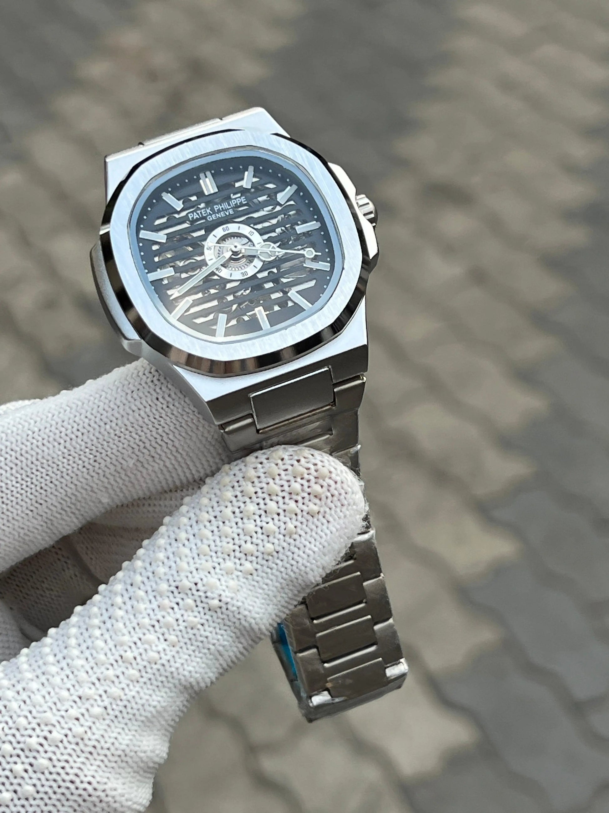 Patek Phillip Silver Black