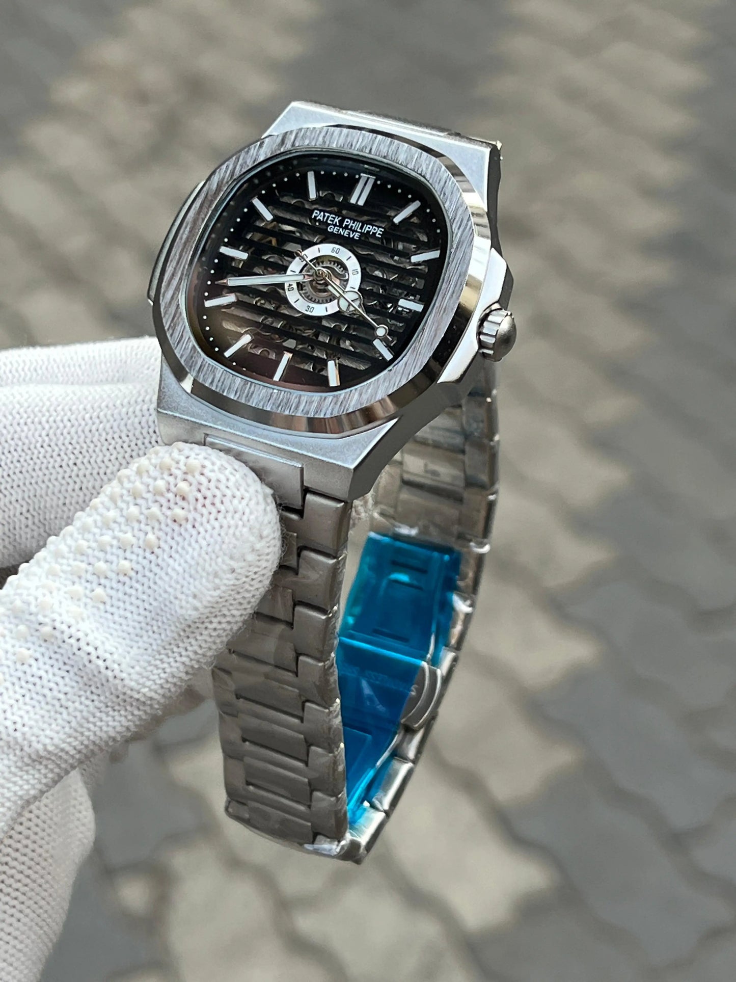 Patek Phillip Silver Black