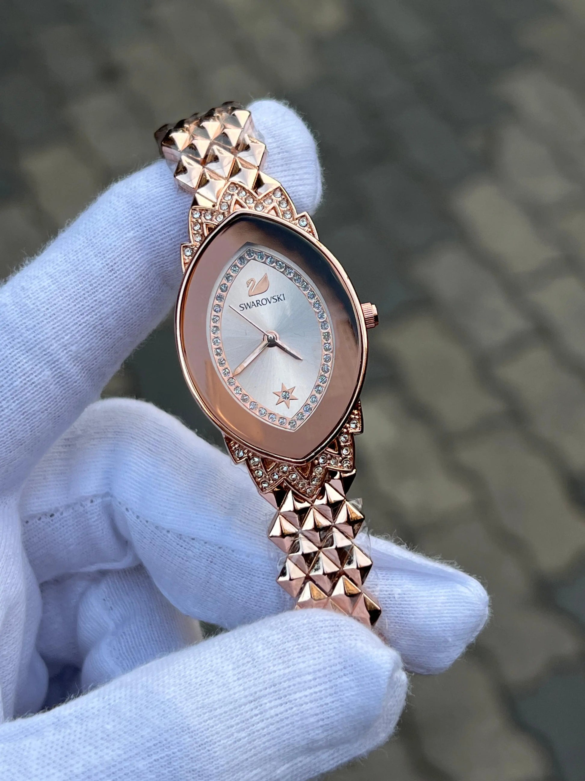 Swarovski Rose Gold Black