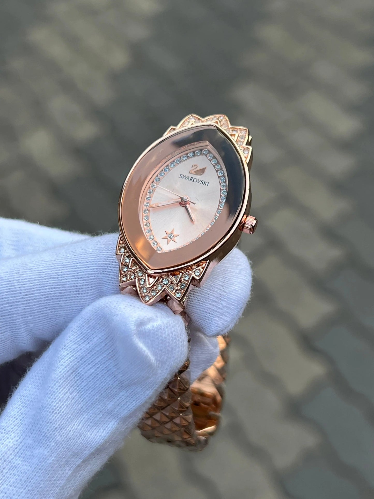 Swarovski Rose Gold Black