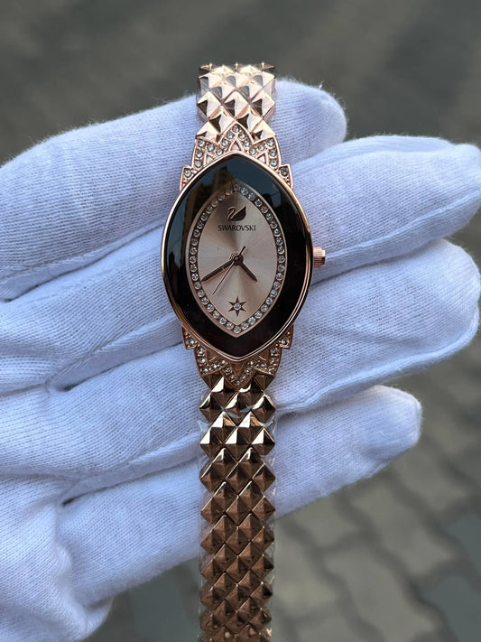 Swarovski Rose Gold Black