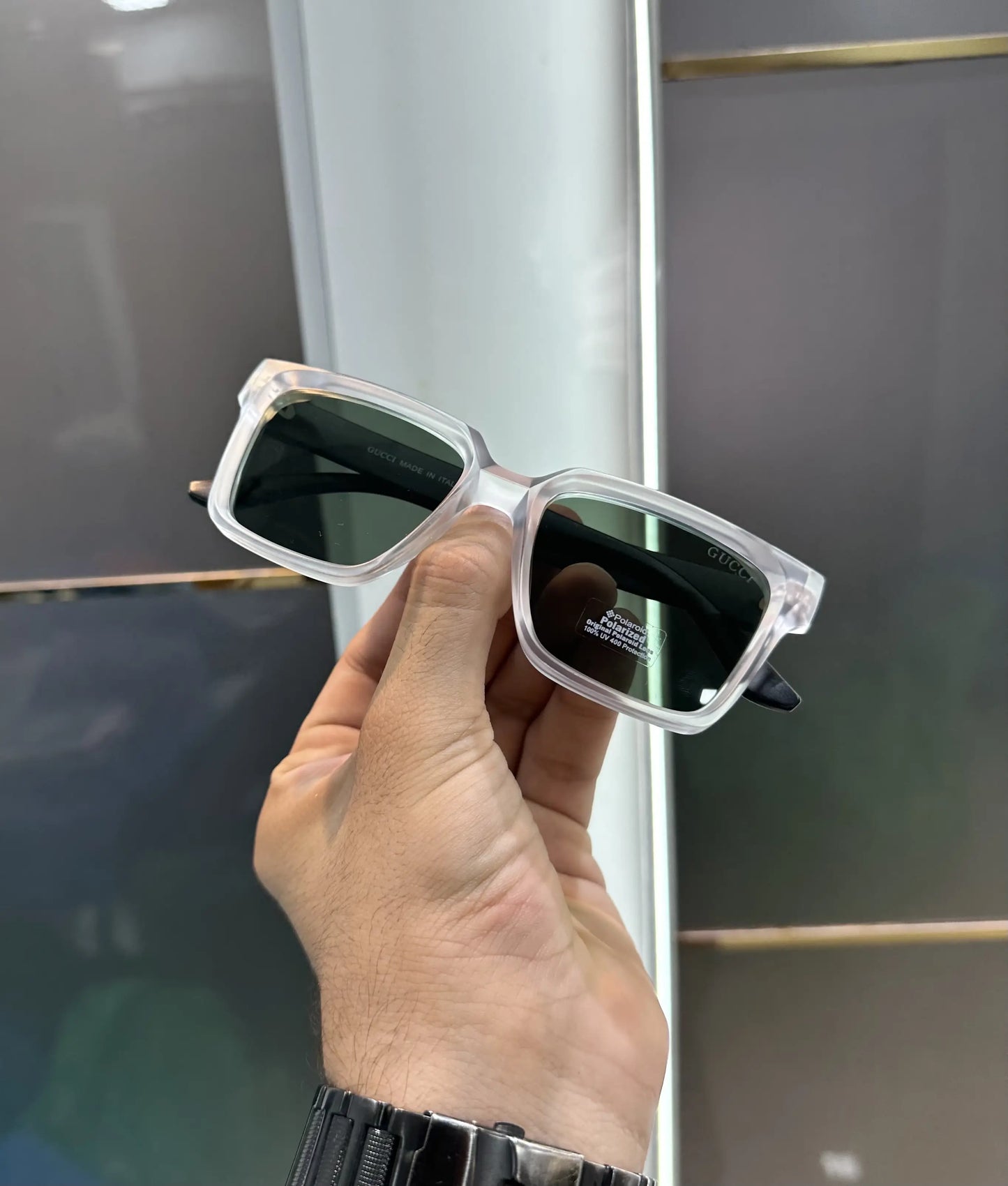Gucci Black Ice Green Premium Shades 5118