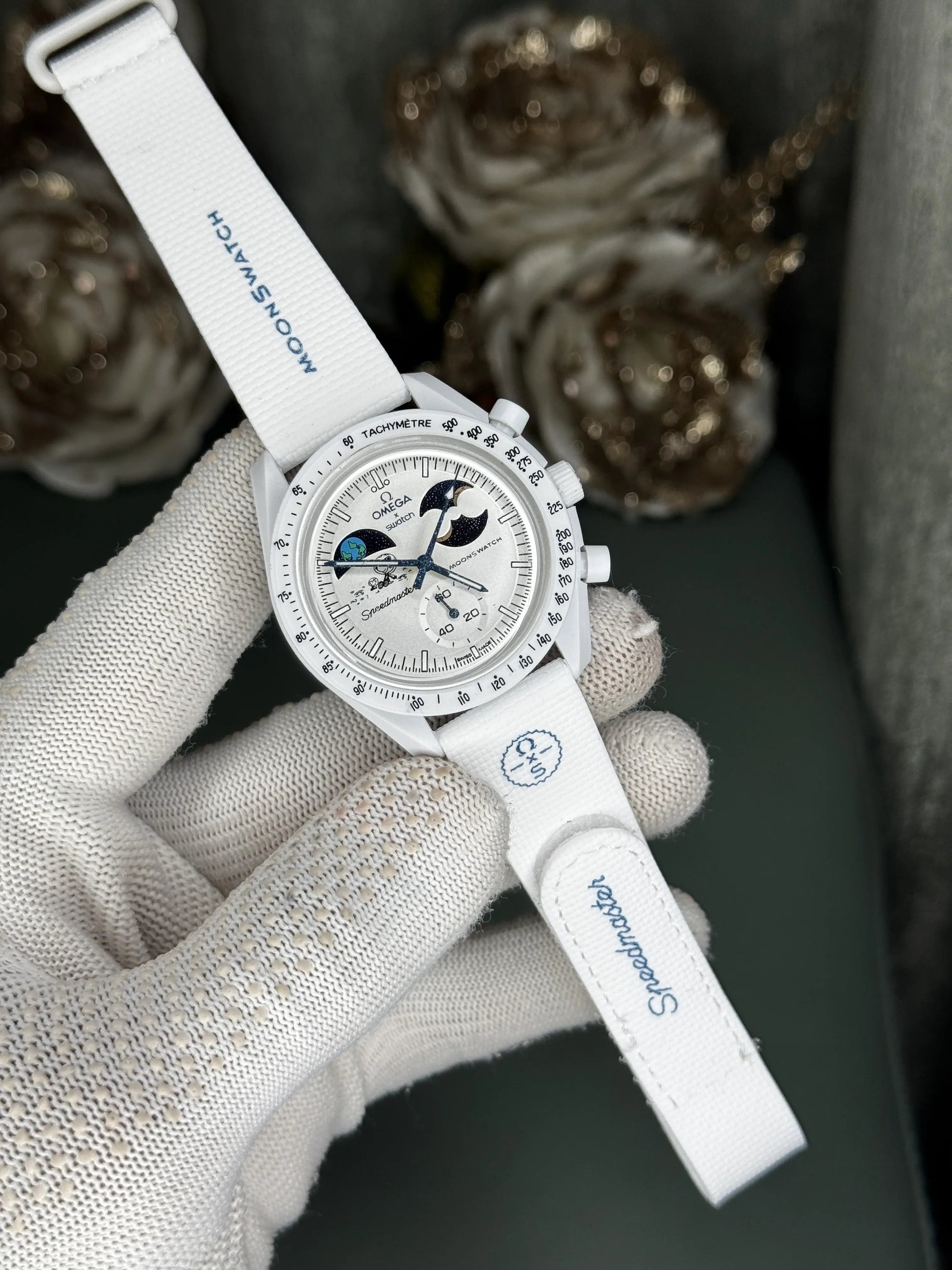 Swatch x Omega Bioceramic Moonswatch Mission To Earthphase