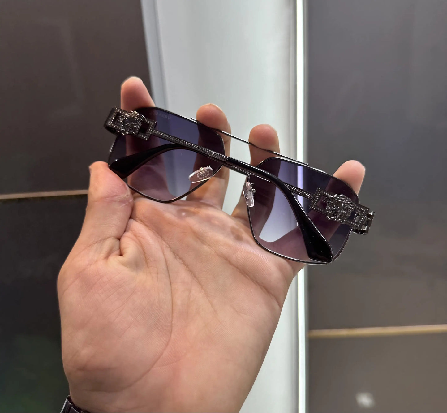 Versace Gunmetal Purple Premium Shades 2602