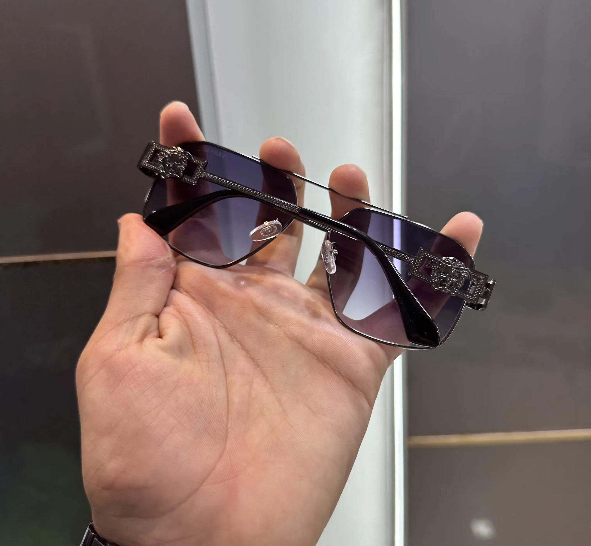 Versace Gunmetal Purple Premium Shades 2602