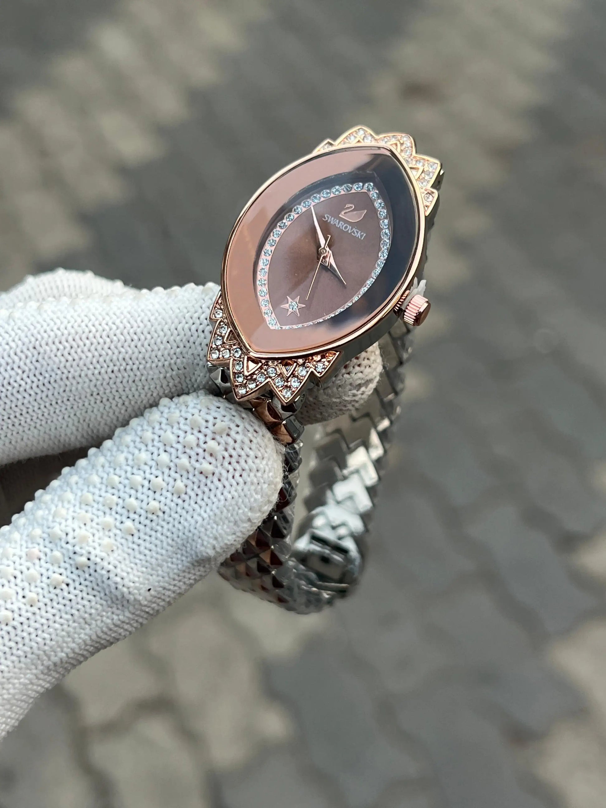 Swarovski Two Tone Brown