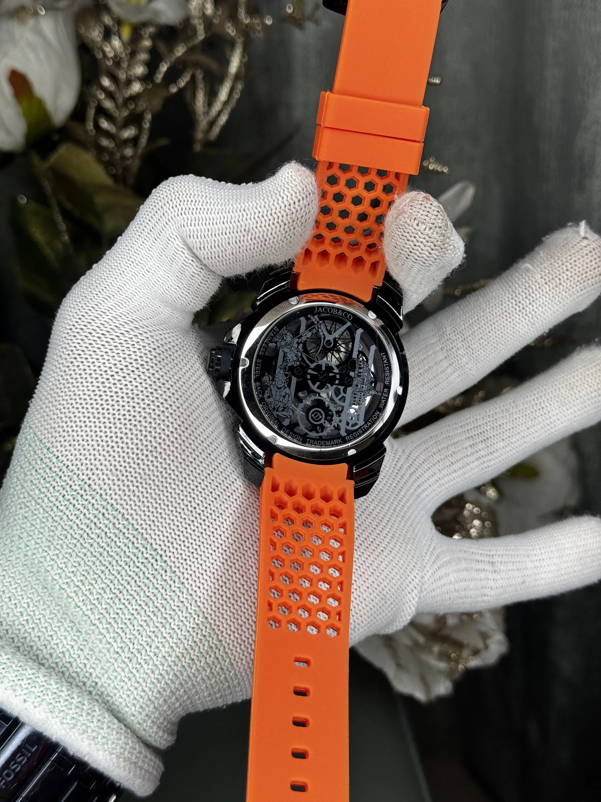 Jacob&Co. Black Orange Premium Automatic Watch