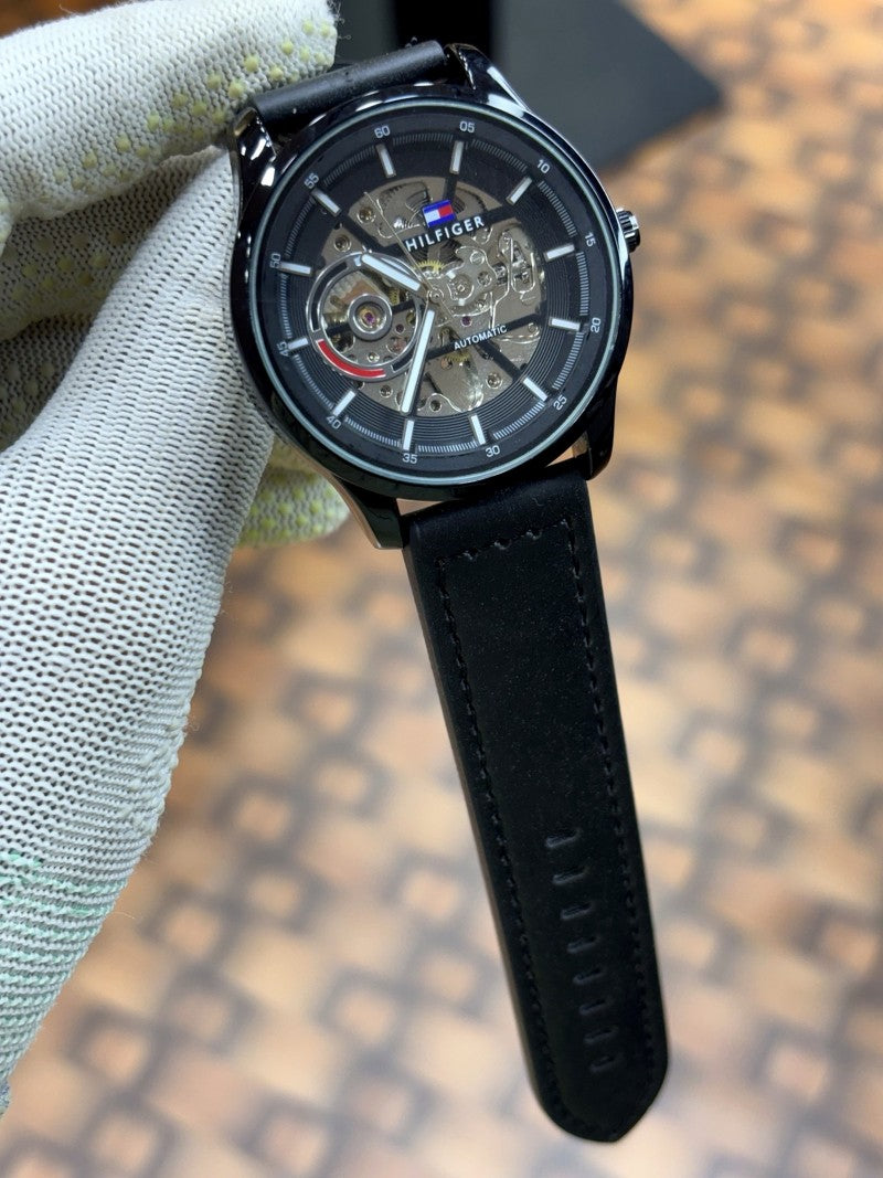 Tommy Hilfiger Automatic Leather Belt