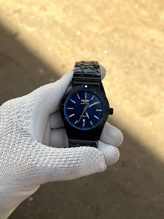 Breitling Colt Quartz Blue Dial Black Case Premium Edition