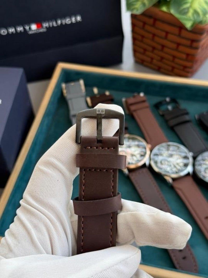 Tommy Hilfiger Automatic Leather Belt