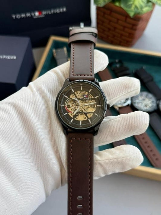 Tommy Hilfiger Automatic Leather Belt