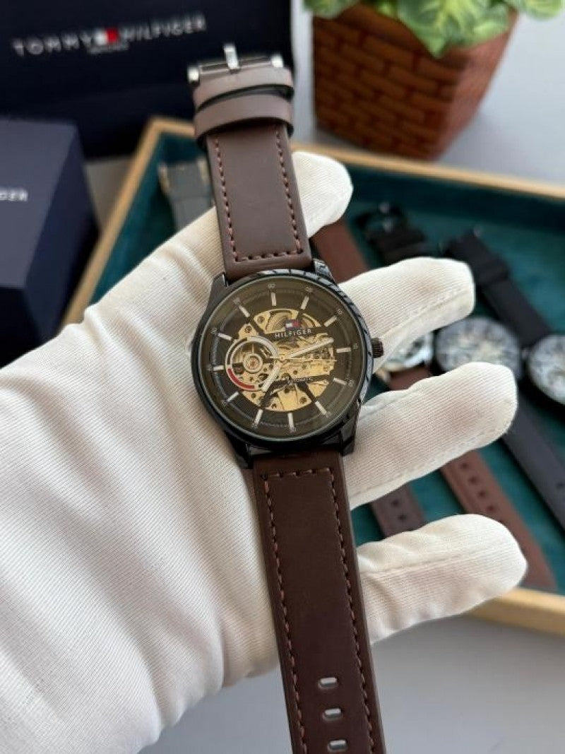 Tommy Hilfiger Automatic Leather Belt