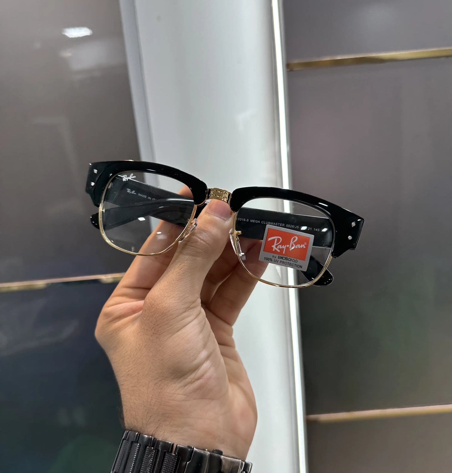 RayBan Black Premium Shades 0316