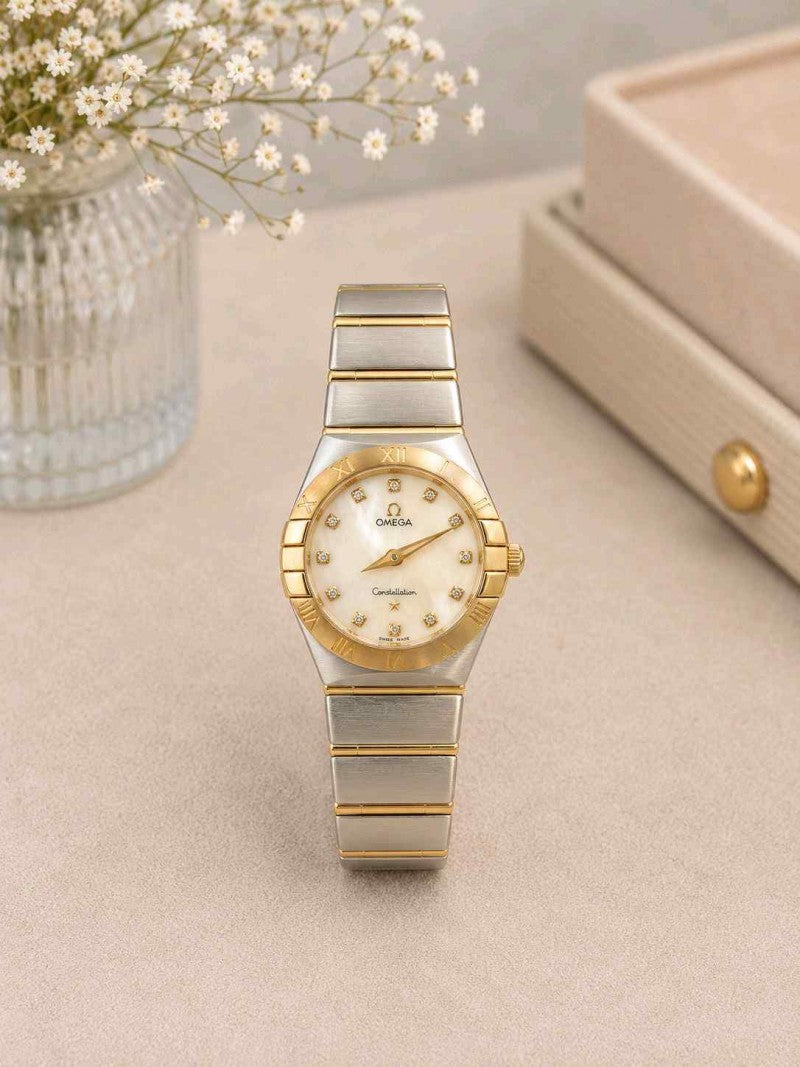 Omeg_a Constellation Mother of Pearl Diamond 159 Dial