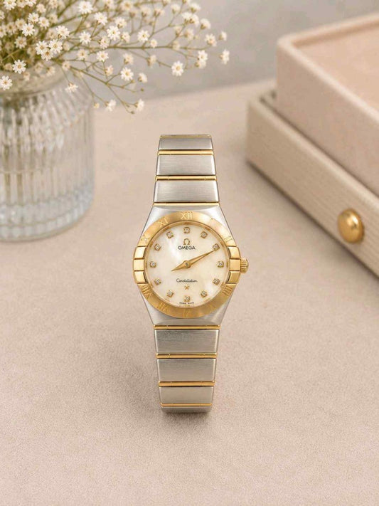 Omeg_a Constellation Mother of Pearl Diamond 159 Dial