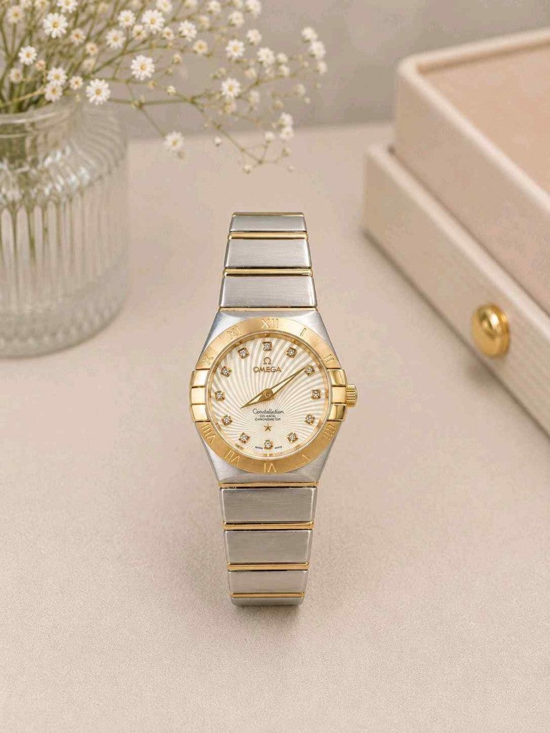 Omeg_a Constellation CoAxial Diamond 159 Dial