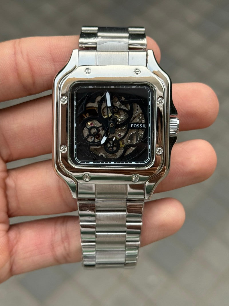 Fossi l Inscription Skeleton Automatic
