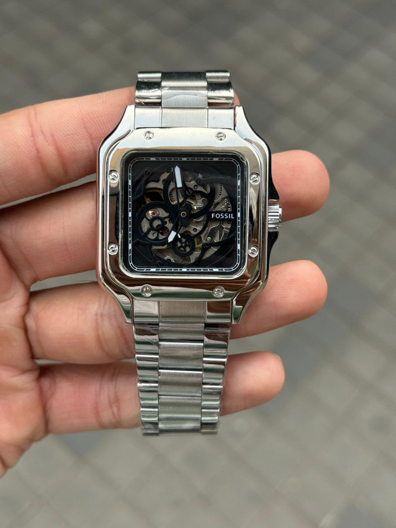 Fossi l Inscription Skeleton Automatic
