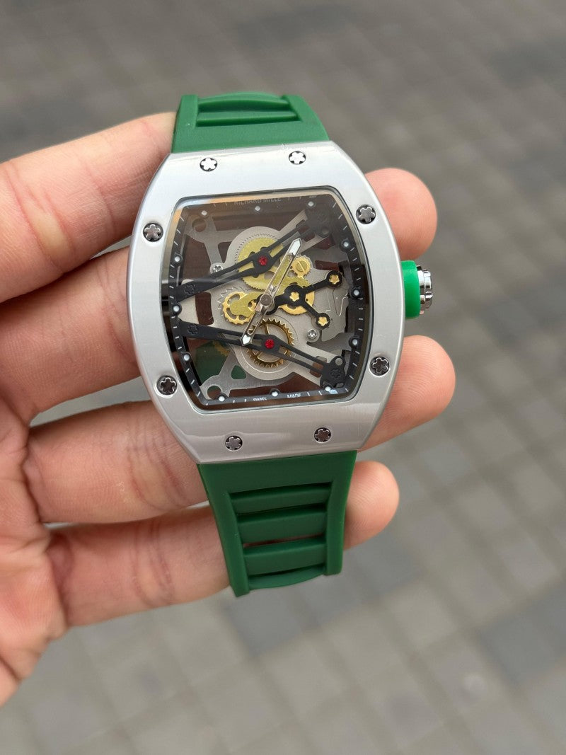 Richard Mill e Transparent Silicone Green
