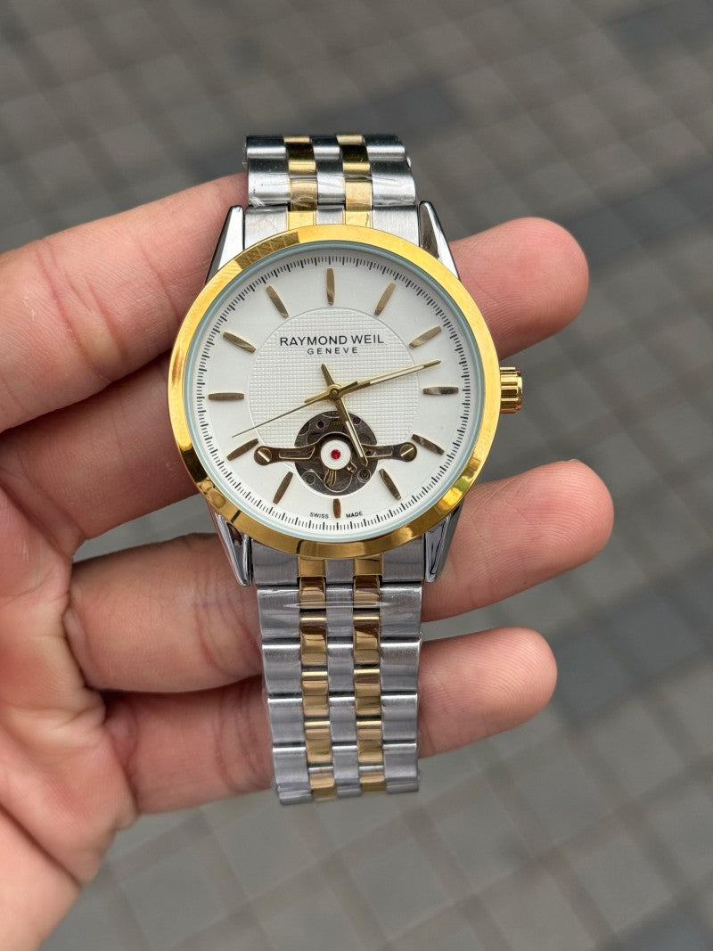 Raymond Weil Freelancer Automatic Two Tone White Dial