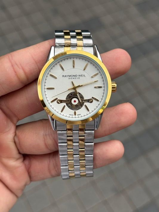 Raymond Weil Freelancer Automatic Two Tone White Dial