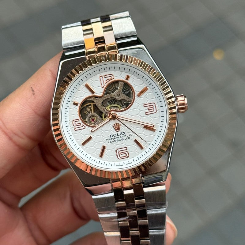 Role x Oyster Perpetual Land Dweller Open Heart Automatic