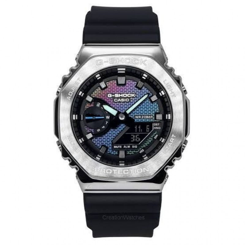Casio G shock GM 2100 RW 1A Rainbow Dial