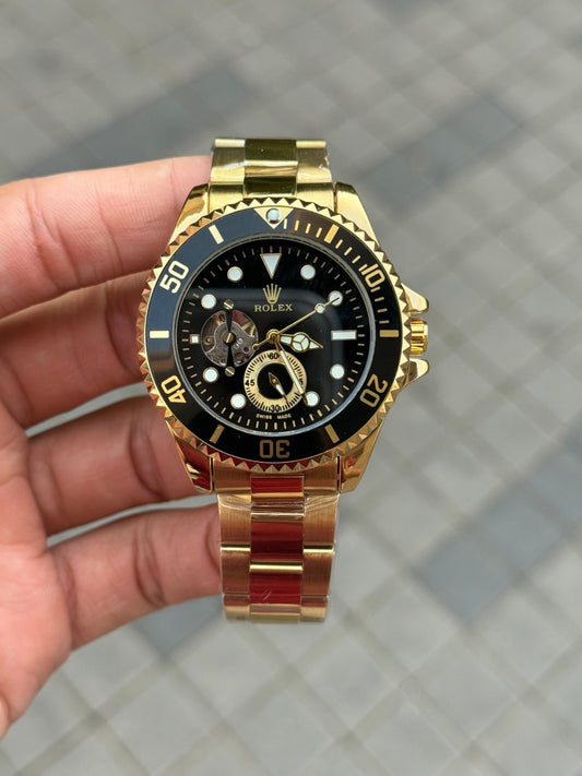 Role x Submarine Automatic Gold Black