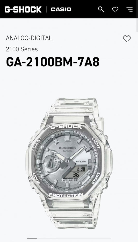 Casio G shock GM 2100