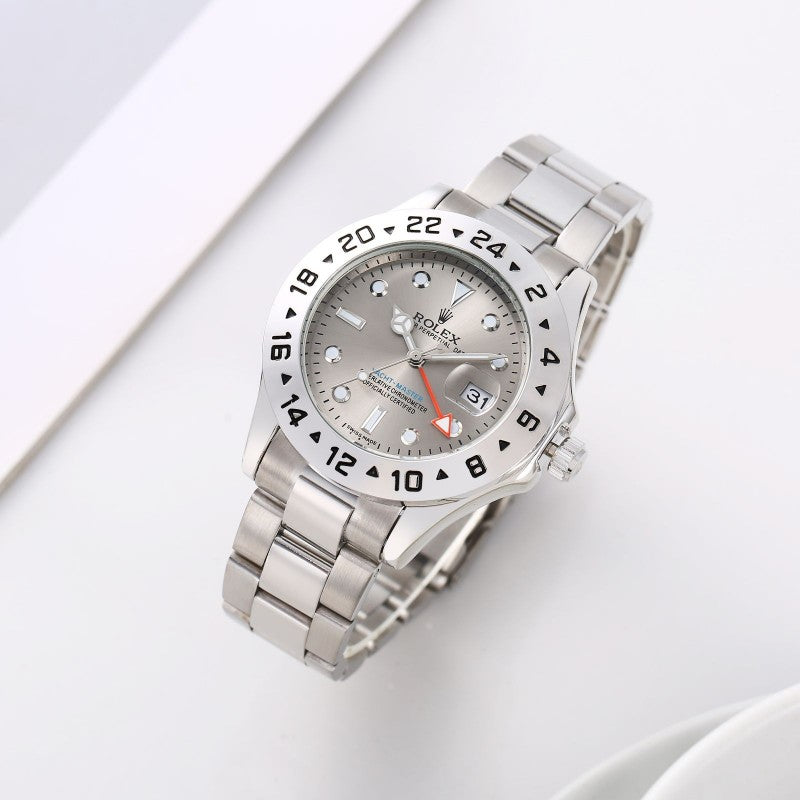 Role x Oyster Perpetual Explorer 2 0 Quartz Silver Grey