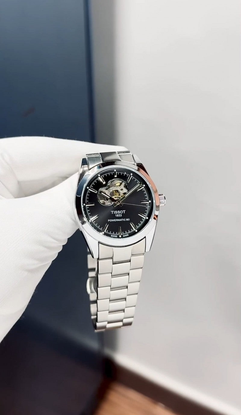 Tisso t Powermatic 80 Silver Black