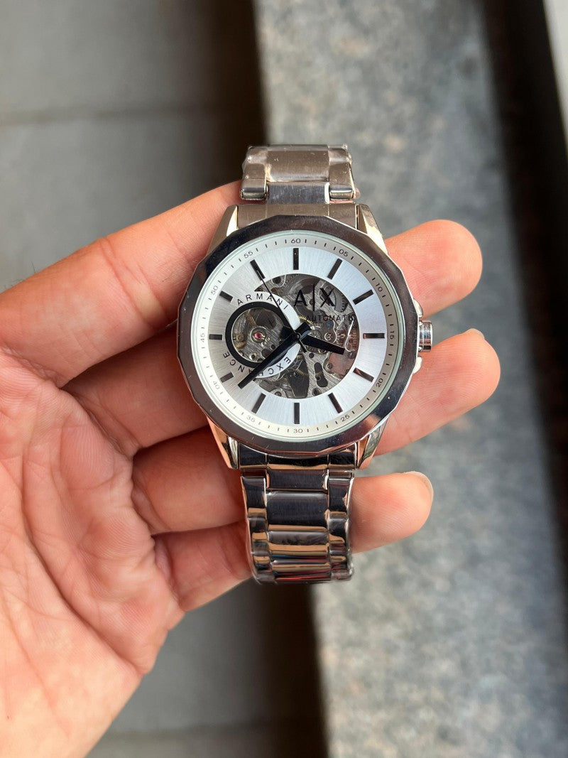 Arman i Exchange Meccanico Automatic Chain Silver