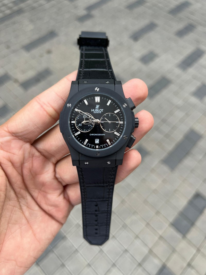 Hublo t Big Bang Full Black Leather