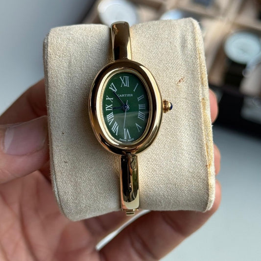 Cartie r Women Baignoire Gold Green