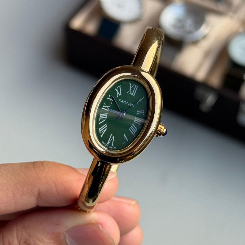Cartie r Women Baignoire Gold Green