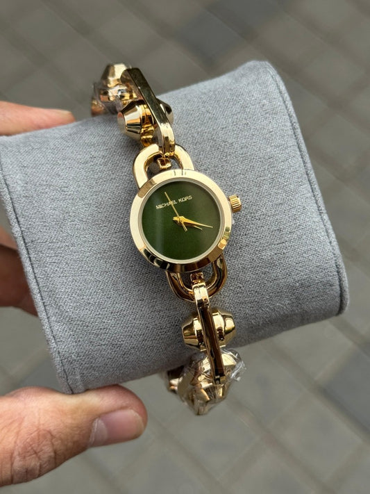 Michael Kor s Astor Women s Gold Green
