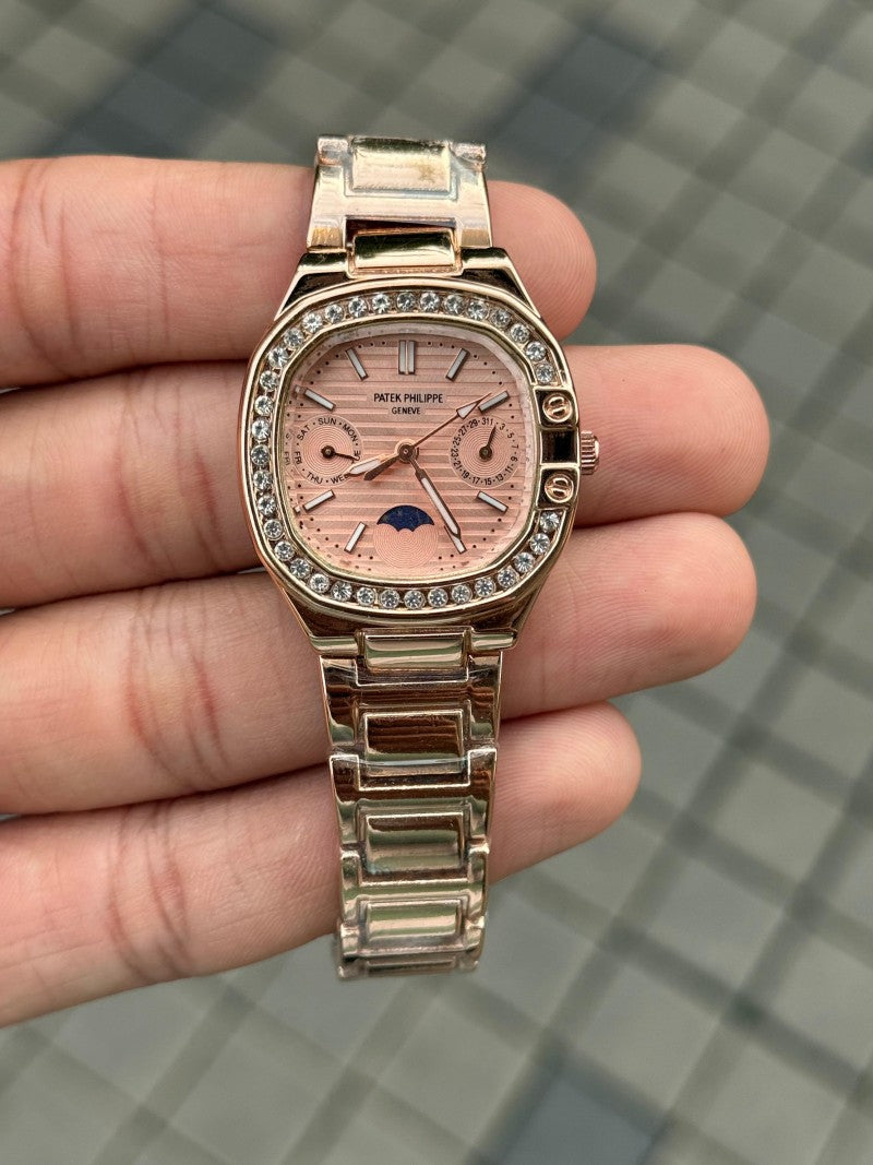 Patek Phillip e Women s Chronograph Full Rose