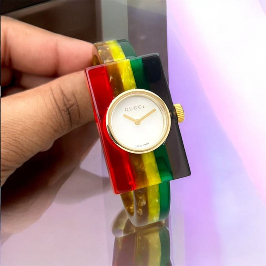 Gucc i Mother of Pearl Multicolour Plexiglass Women s