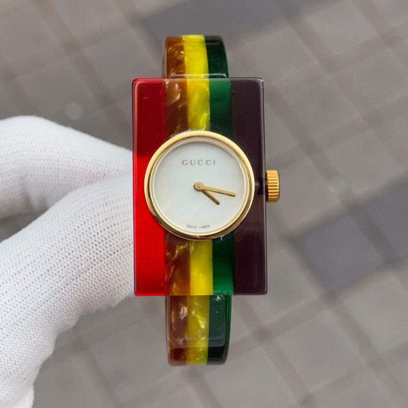 Gucc i Mother of Pearl Multicolour Plexiglass Women s