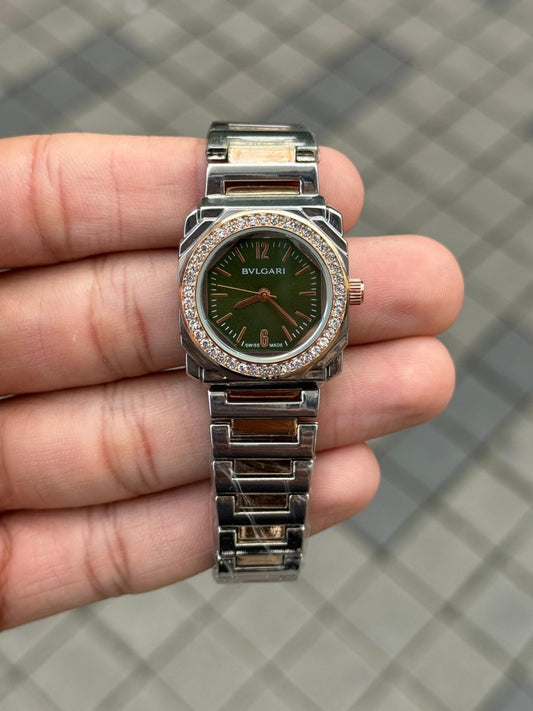Bvlgar i Women s Green Dial